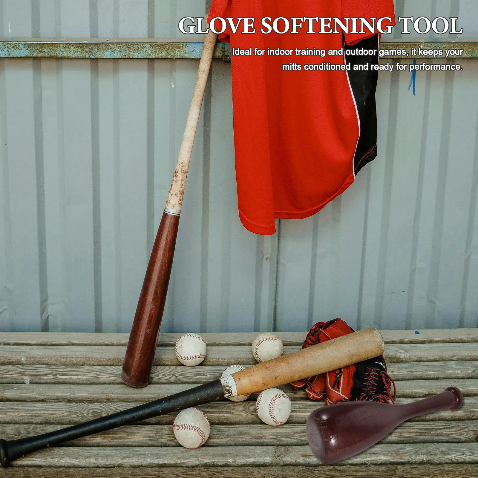野球グローブ用マレット、無垢材、人間工学に基づいたハンドル、 - Woodworking Gloves のレビューと価格