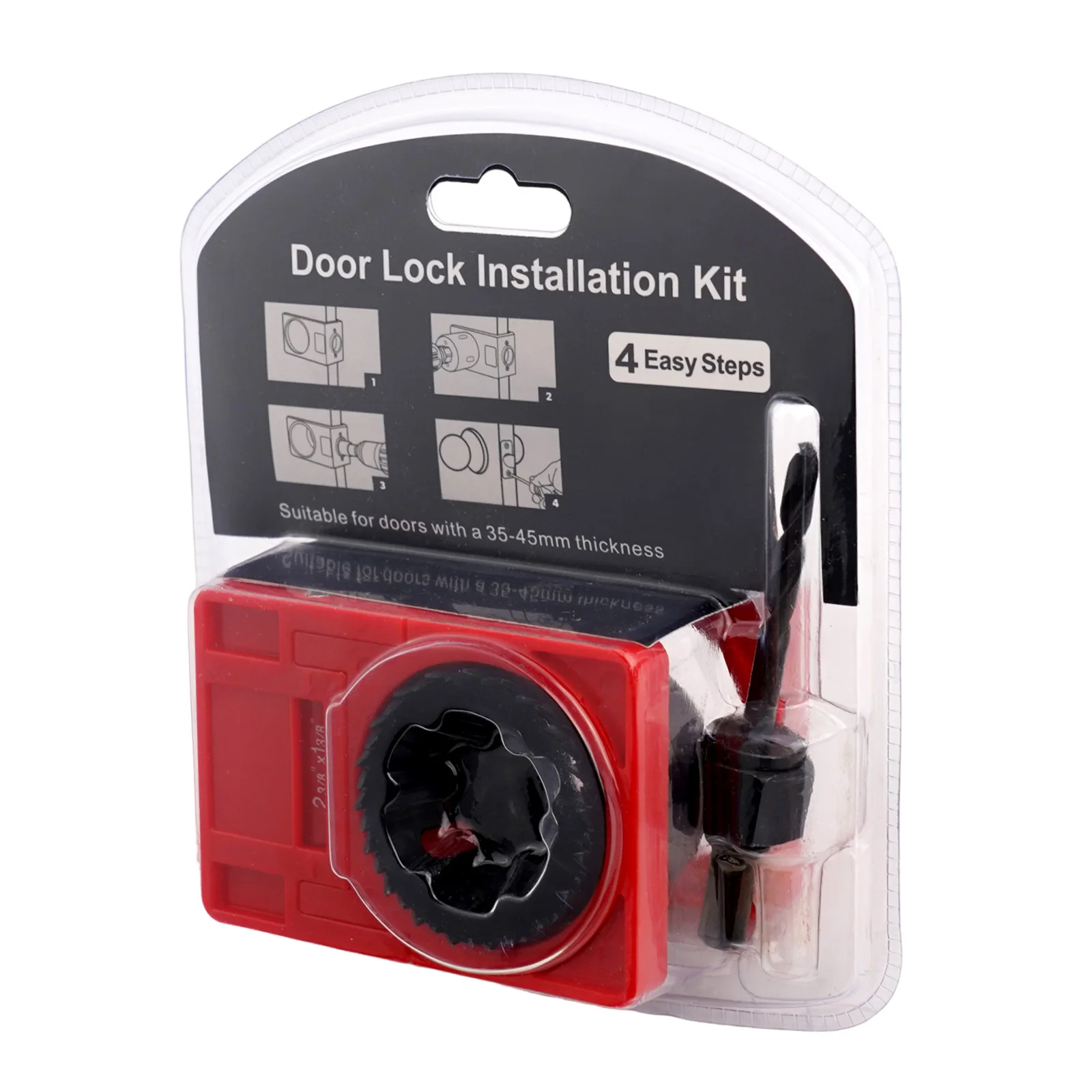 

Door Lock Installation Door Lock Installation Kit Door Lock Kit 2-3/4'' (70mm) Precise Drilling Professional-grade Tools