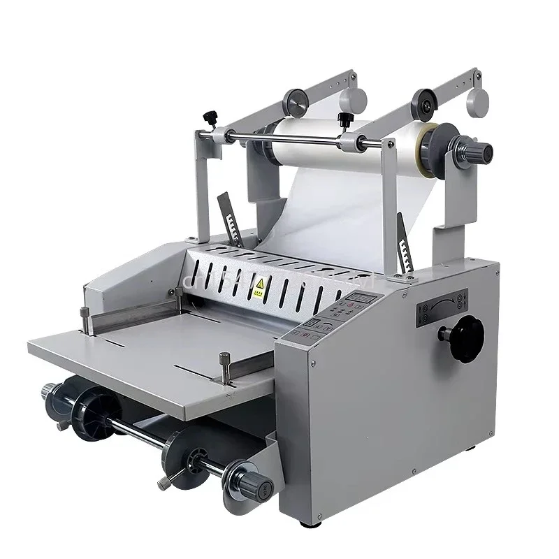 

Стальной роликовый ламинатор — горячий/холодный режим с системой защиты от скручивания для бумаги с покрытием