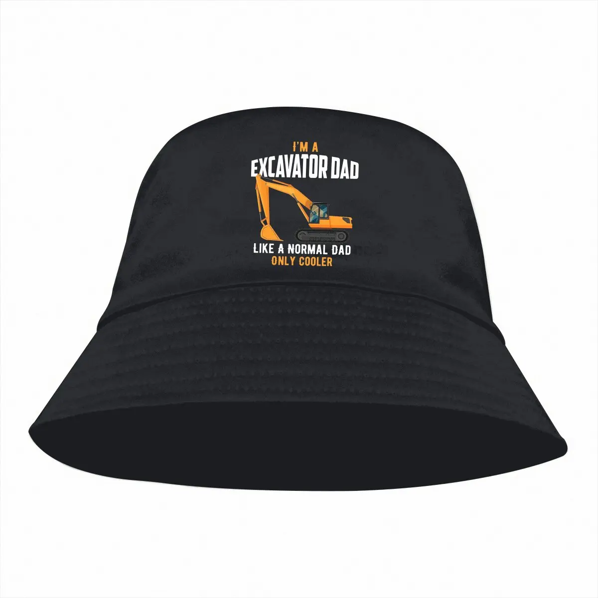 I'm A Excavator DadHeavy Equipment Unisex Foldable fisherman hat  Men And Women Beach Hat Creative Gift