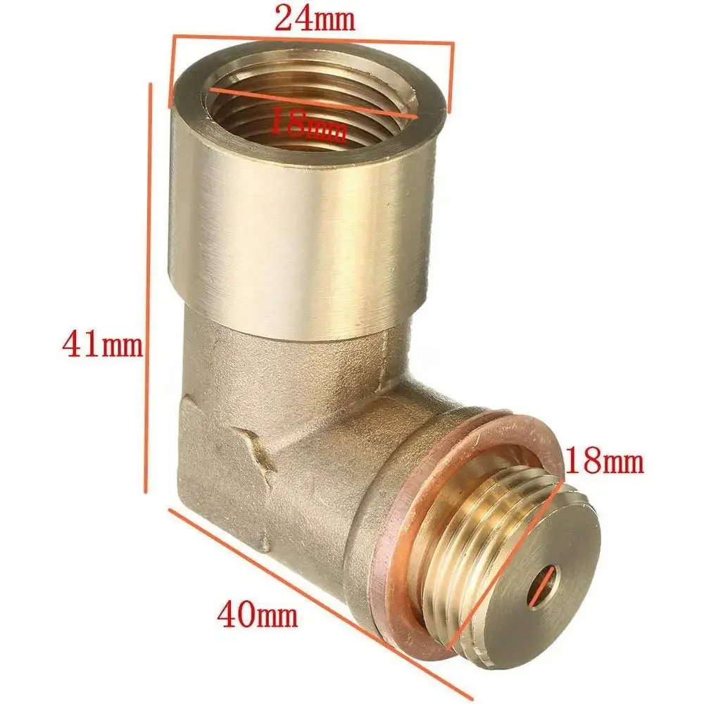 

1 шт. латунный соединительный датчик кислорода M18 x 1,5 датчик премиум-класса, автомобильные детали