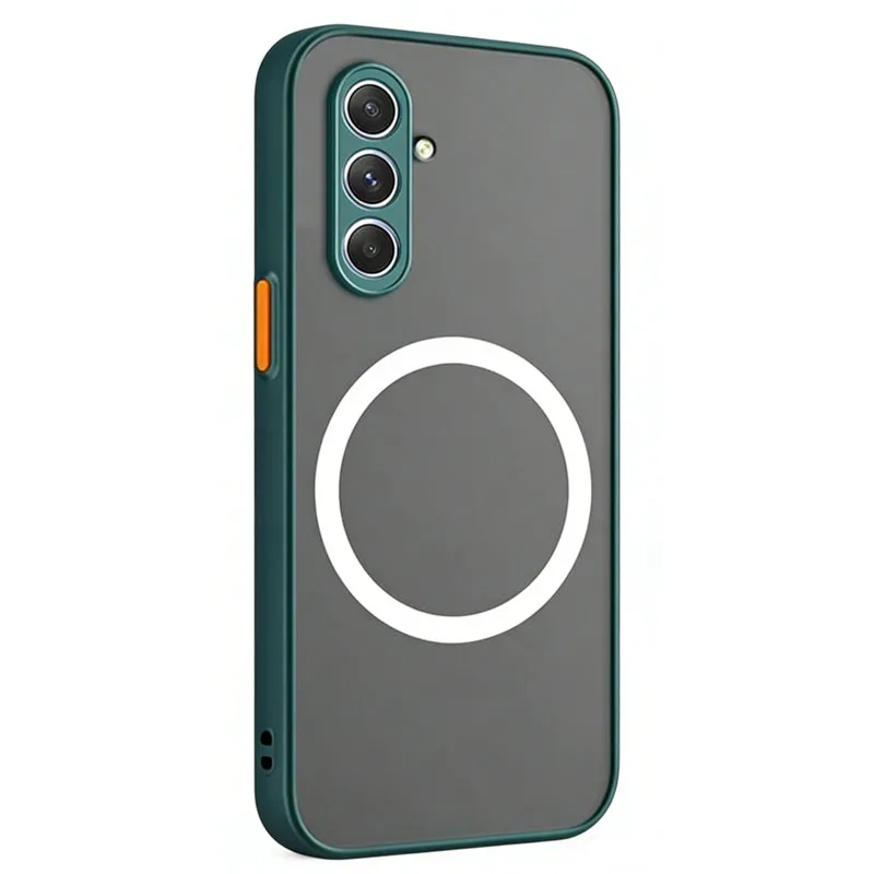 Magnetische Matte Stoßfänger-Hülle für Magsafe Samsung Galaxy S26 S25 S24 Ultra S23 S22 Plus S21 FE S26+ Mac Safe Stoßfeste Handyhülle