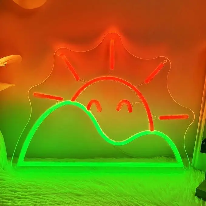 

Sunrise Neon Sign USB Dimmab LED Lights for Bedroom Gaming Room Children's Room Decoration Best Gifts for kids Wall Decor