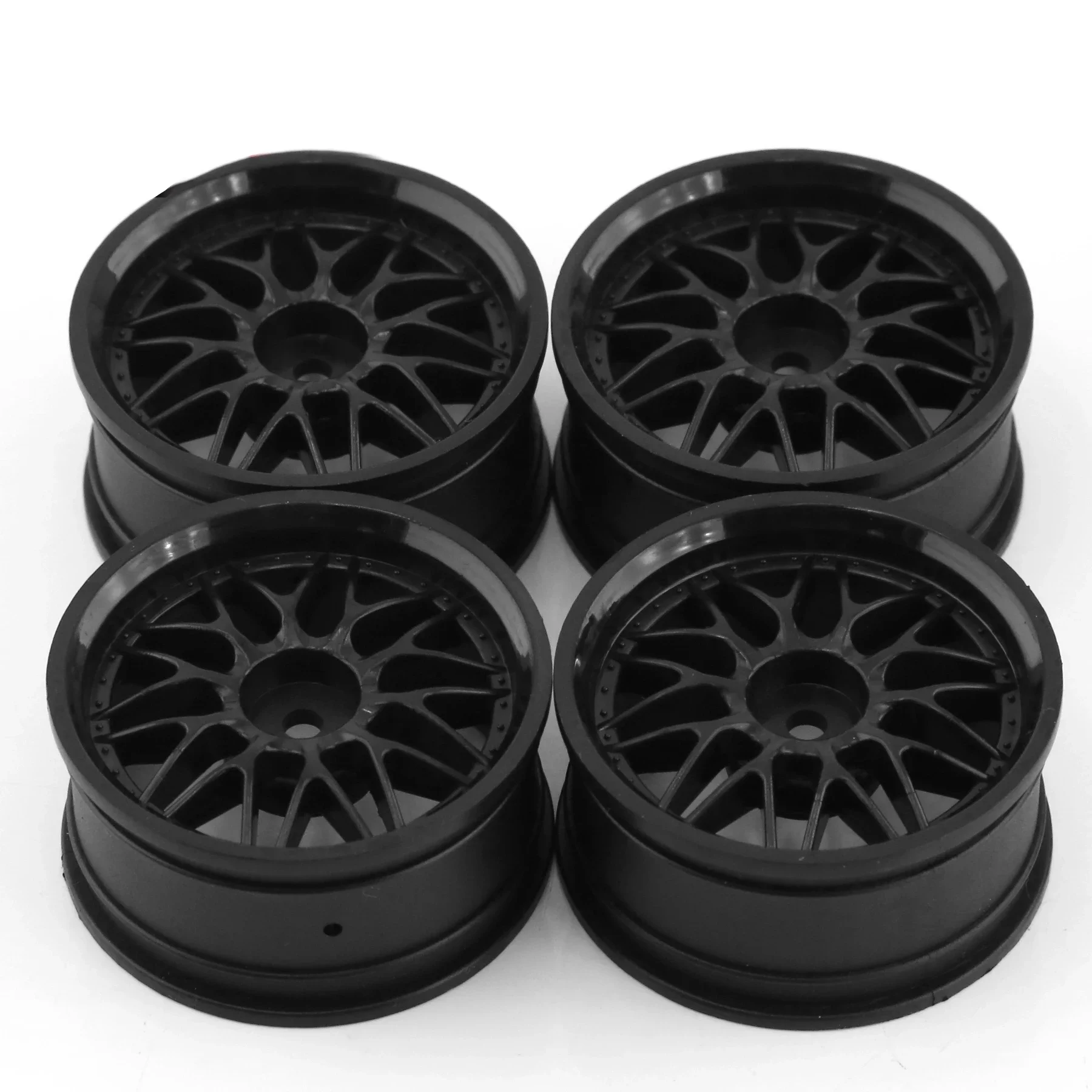 4 Stück 52mm 1/10 RC Drift Felgen und Naben für Tamiya XV02 Kyosho HSP HPI Sakura Traxxas RedCat, On-Road Racing – Detail 2