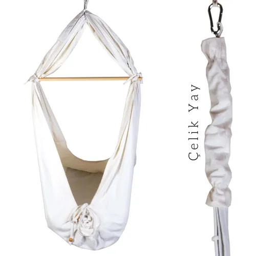 Spring Baby Hammock Cradle-Baby Ceiling Swing Head the straightness of and waist prevent slip Fabric parts 100 Cotton