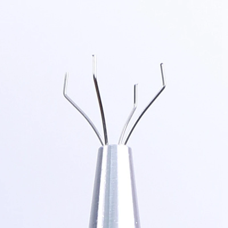 ABDJ-4 Jaw Pick Up เครื่องมือ 4 Jaw Gripper สําหรับชิป IC ส่วนประกอบอิเล็กทรอนิกส์เล็บสกรูหนีบมือเครื่องมือ