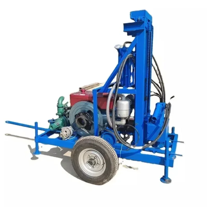 

100m Depth Water Well Drilling Rig Tractor Mounted Water Well Drilling Machine Portable Drill Equipment Prices