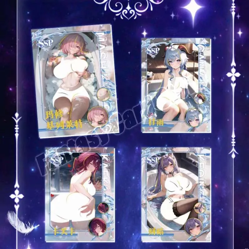 New style Sexy card,Limited sale ACG Goddess story,big boobs Big ass naked Anime Goddess wife cards collectible Blind box gift