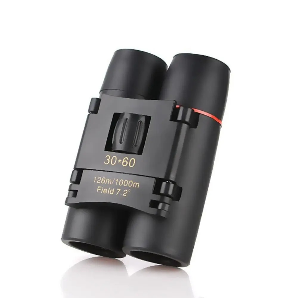 30x60 HD Zoom Binoculars Night Vision High-definition Portable Binocular Telescope Compact Adjustable Powerful Folding Telescope