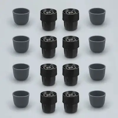 8Pcs Premium Latex Non-Slip Furniture Foot Pads for Tables Chairs Trampolines Noise Reducing Wear Resistant Anti Skid Leg Caps