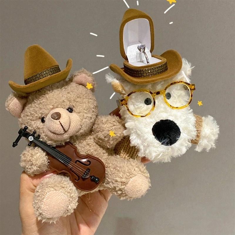 

Мягкая плюшевая кукла для хранения ювелирных изделий с безопасным хлопковым наполнителем из полипропилена для детей и взрослых,