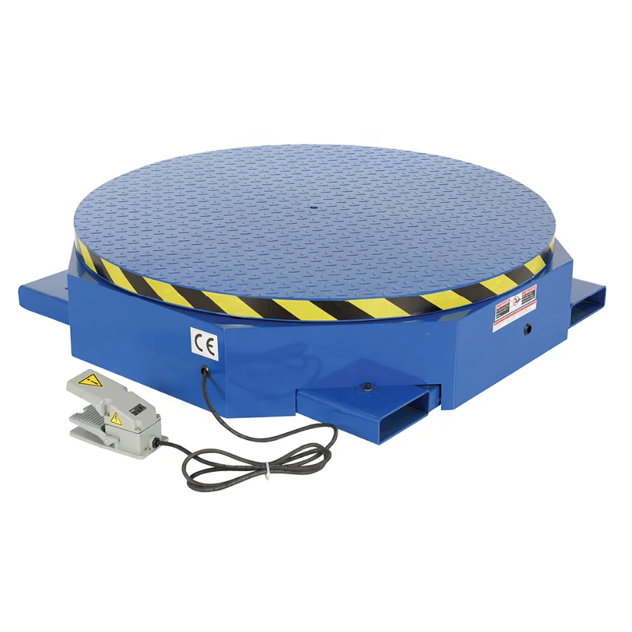 AC110-240V Automatic Electric Rotary Pallet/Cabinet Turntable