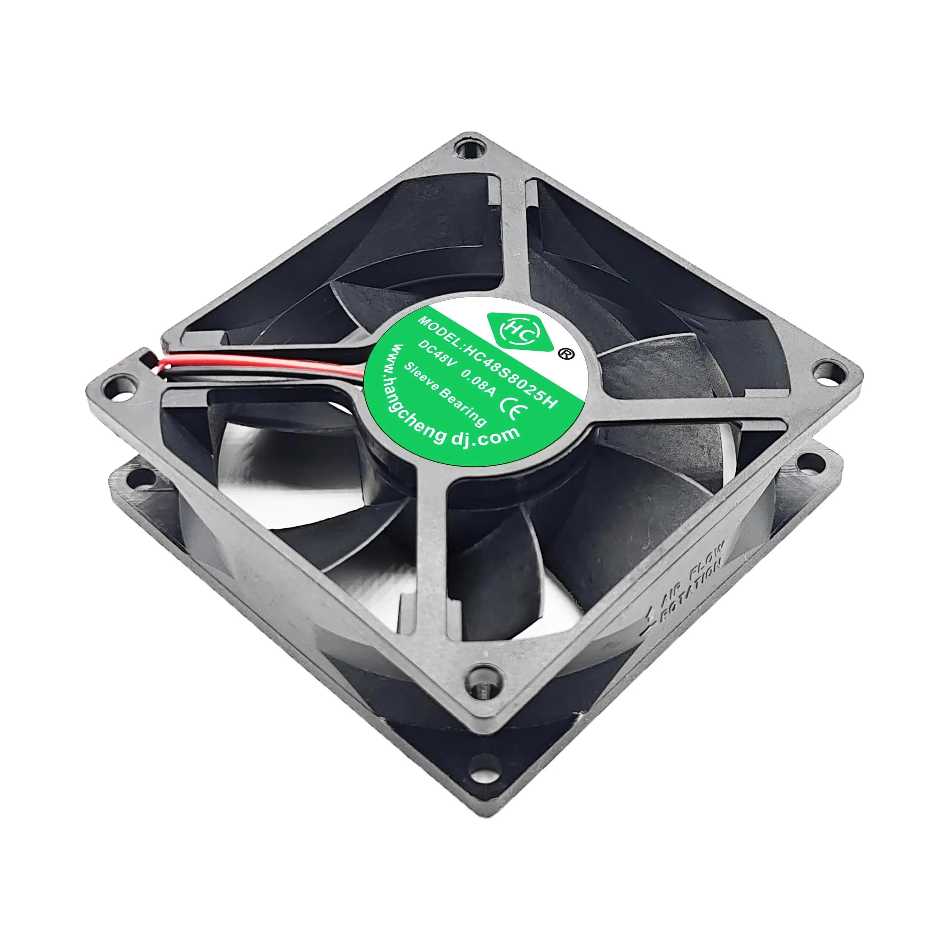 Nieuw Voor HC48S8025H 48V 0.08A 80*80*25MM voeding chassis inverter koelventilator