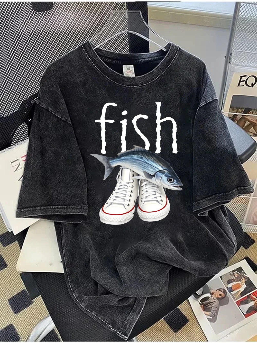 Bookish T-shirt Women's Short Sleeved Casual Top Breathable Summer T-shirt Soft Fabric Suitable for Daily Wear