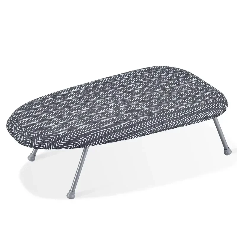 Tabletop Ironing Board 23.4 X 14.4, Small Iron Board with Heat Resistant Cover and 100% Cotton Cover, Mini Ironing Board