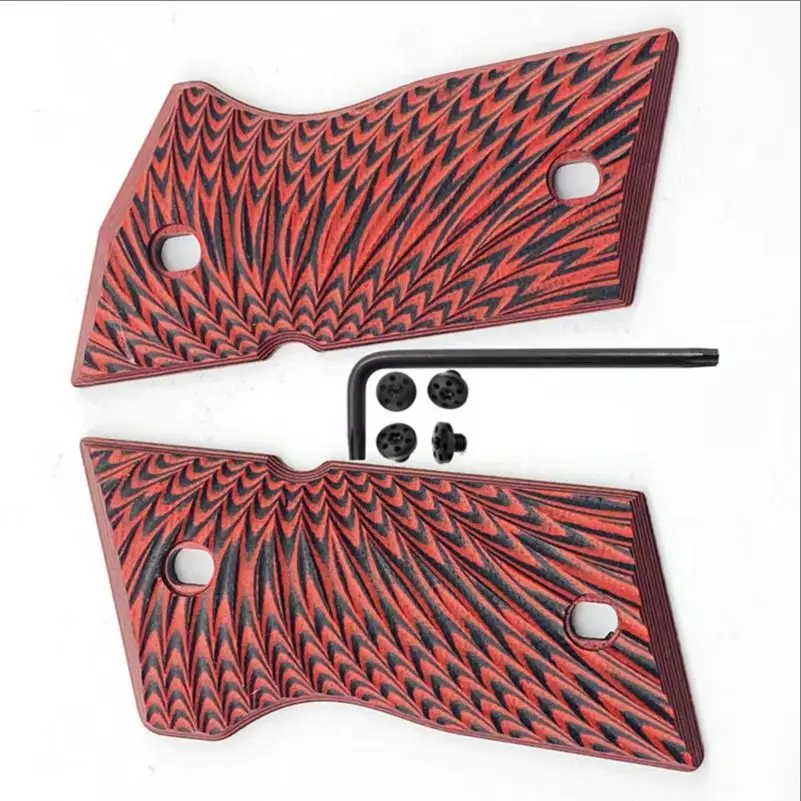 5 Colors CNC G10 Grip Handle Patches for CZ 2075 RAMI Versions  CZ2075 Scales DIY Make Replace Accessories Parts With Screws Key