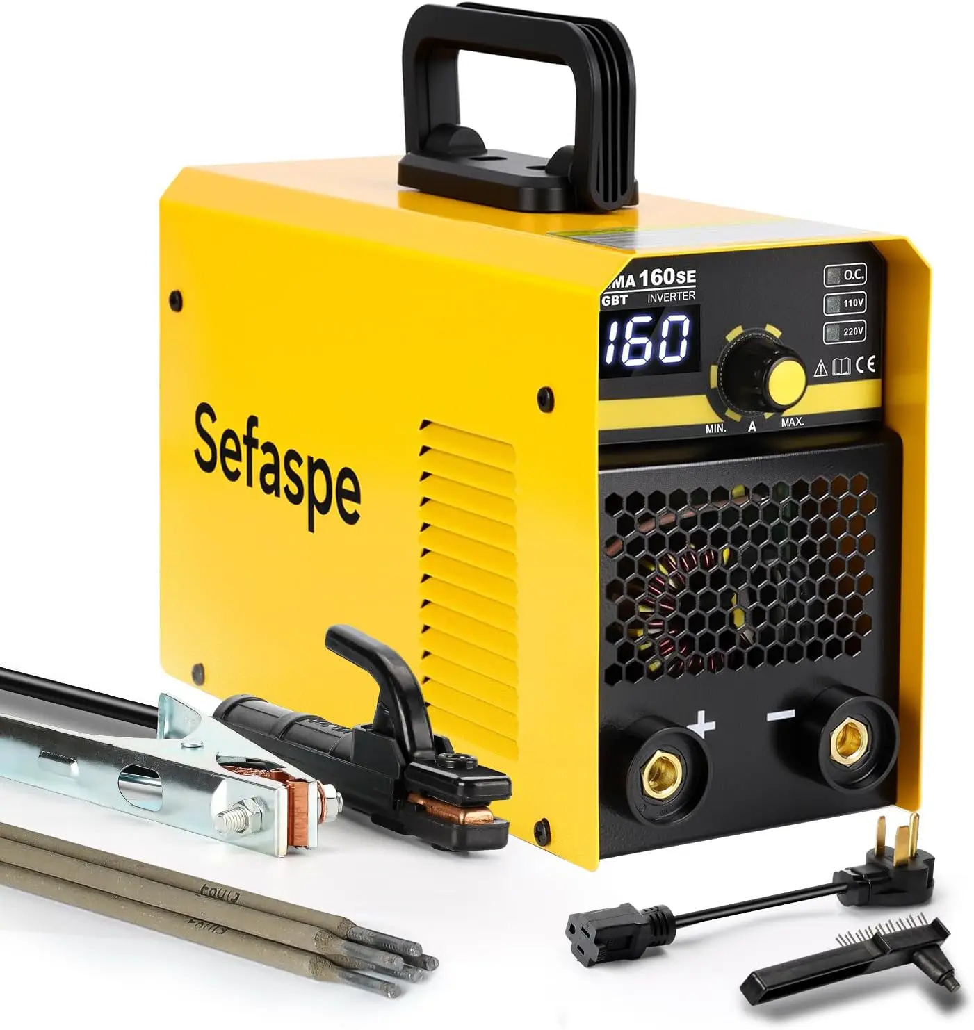 

Цифровой сварочный аппарат, 160А ARC/Lift TIG с синергетическим управлением, инверторный портативный аппарат MMA на IGBT-транзисторах