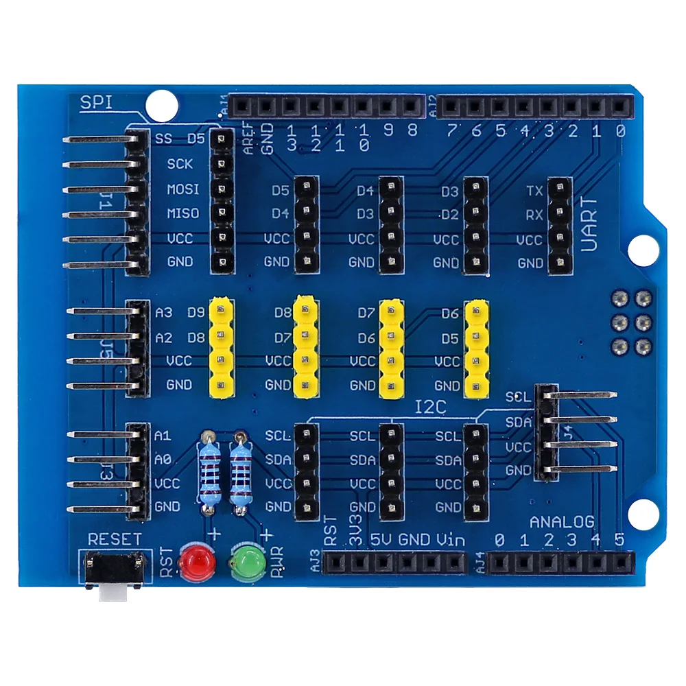 Sensor Shield Base Shield IO Expansion Board Base Module IO Board Compatible For Arduino