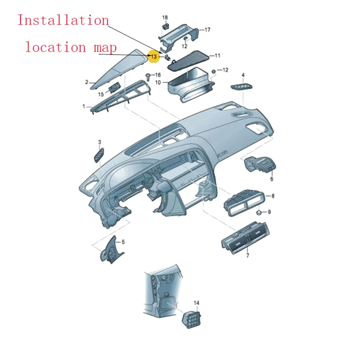 N30R_Air Quality Sensor Air Humidity Sensor For Audi A7 A8 Q3 Q5 VW Passat
