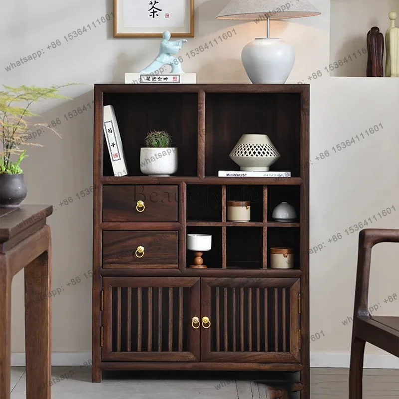 Wood Luxury Living Room Cabinets Console Wine Closet Jewelry Living Room Cabinets Curio Craft Gabinete Chinese Style Furnitu