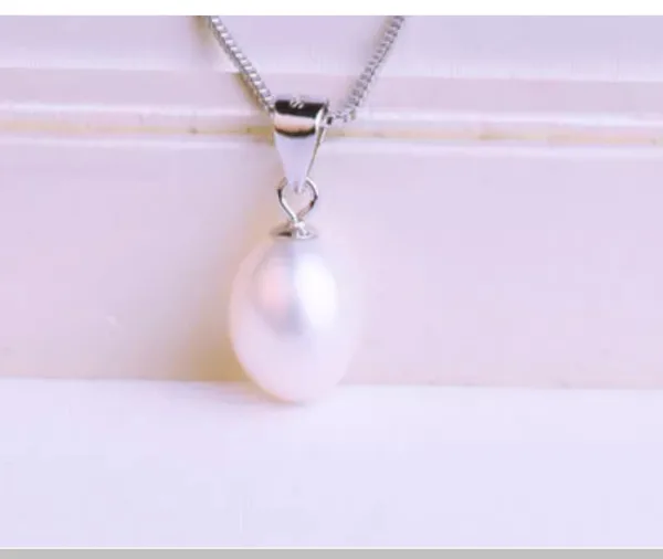 Shining 10-12MM AAA+ NATURAL White SOUTH SEA PEARL PENDANT