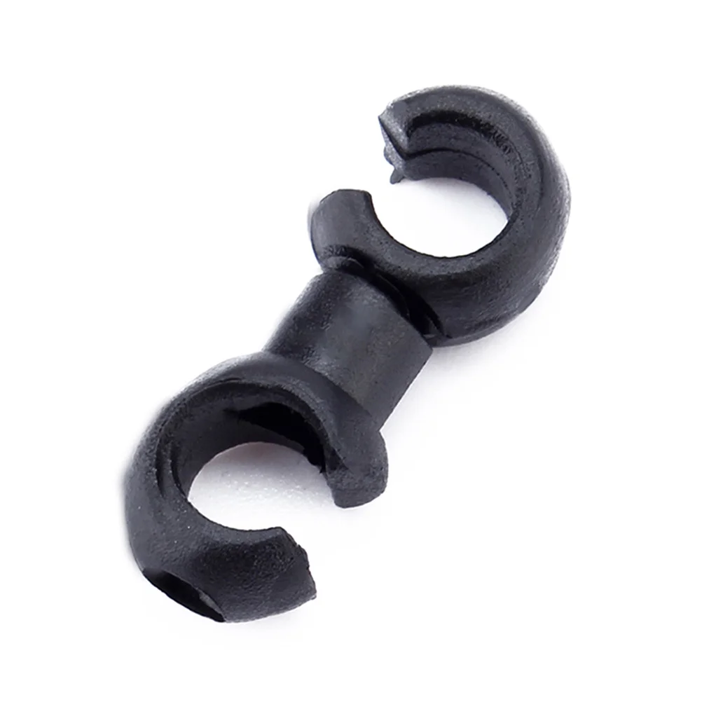 

30pcs Bicycle Cable Clips Black Plastic Rotatable Fixing Buckle Bike Brake Line Organizer Accessories Cycling Equipment