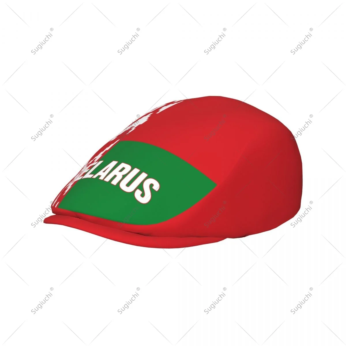 Forward cap Belarus Flag Men Women Flat Newsboy Driving Hat Cap Short Brim for Driving Daily visors hat