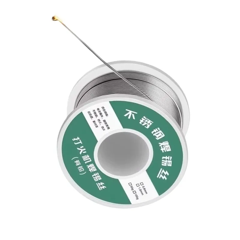 AC88-Tin-Lead Alloy Solder Wire, 0.8Mm Thickness, 20G Roll- Ideal For Stainless Steel And Aluminum Application For Welding