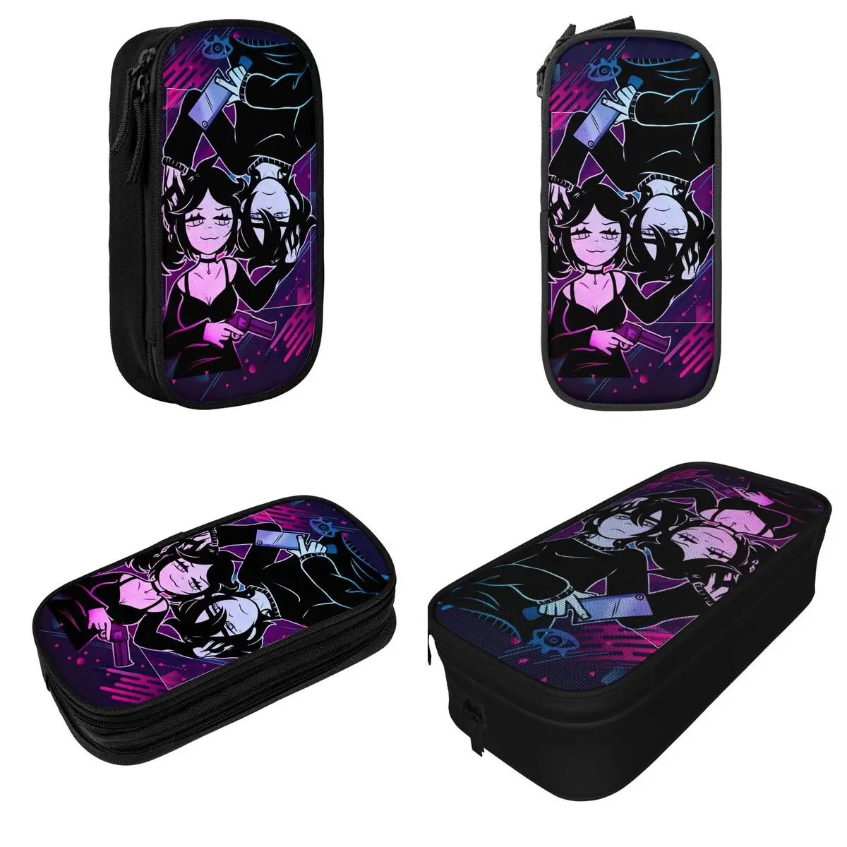 Ashley And Andrew Pencil Cases Fun The Coffin of Andy and Leyley Modern Pen Box Bag Kids Big Capacity Cosmetic Pencilcases
