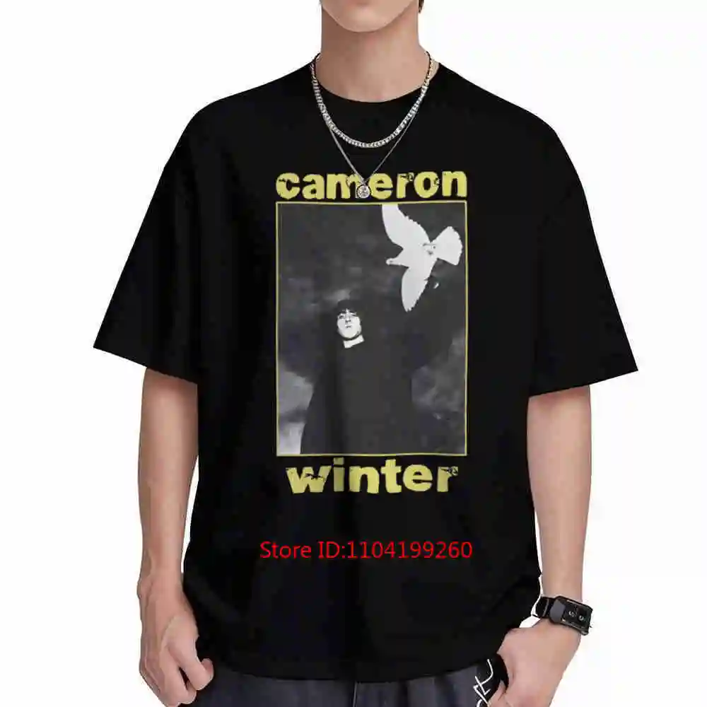 Cameron Winter Dove Short Sleeve Tee 100% Cotton T-Shirt