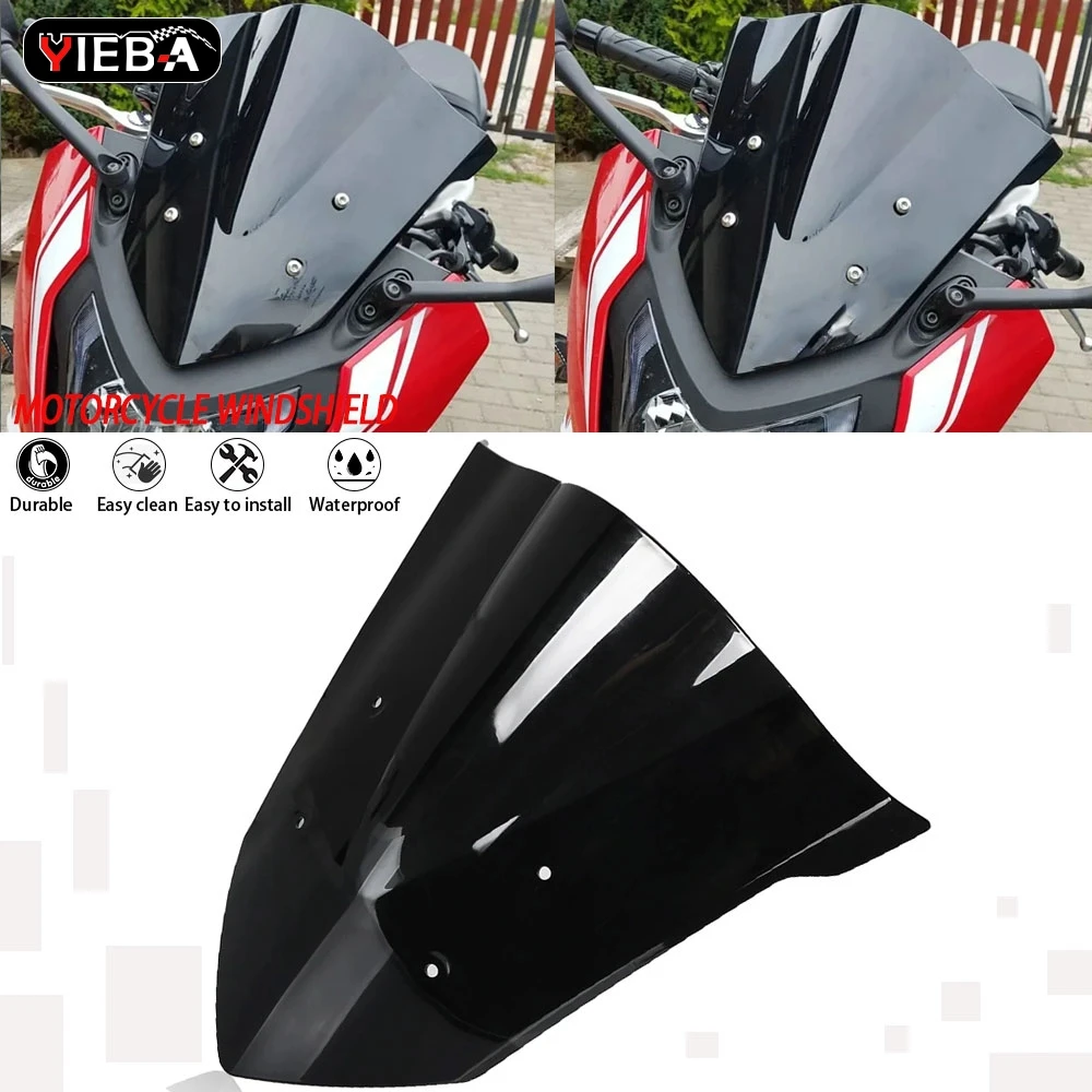 

For Honda CBR 650 F CBR650 F 2014 2015 2016 2017 2018 CBR650F Motorcycle Accessories Windshield Windscreen Wind Deflectors