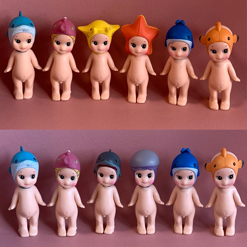 Niedliche Engel-Hippers Blindbox Meerestiere Stehende Serie Anime-Figur Raumdekoration Sammlerstück Weihnachtsgeschenk für Kinder – Detail 2
