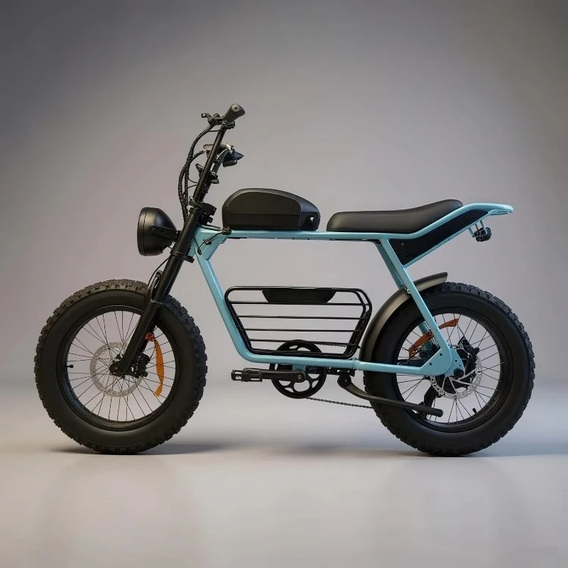 USA Warehouse 48v Emtb Moped Retro  Bicycle Hybrid Bike E-Bike Road Dirt E Bike Ebike Mountain Tire E