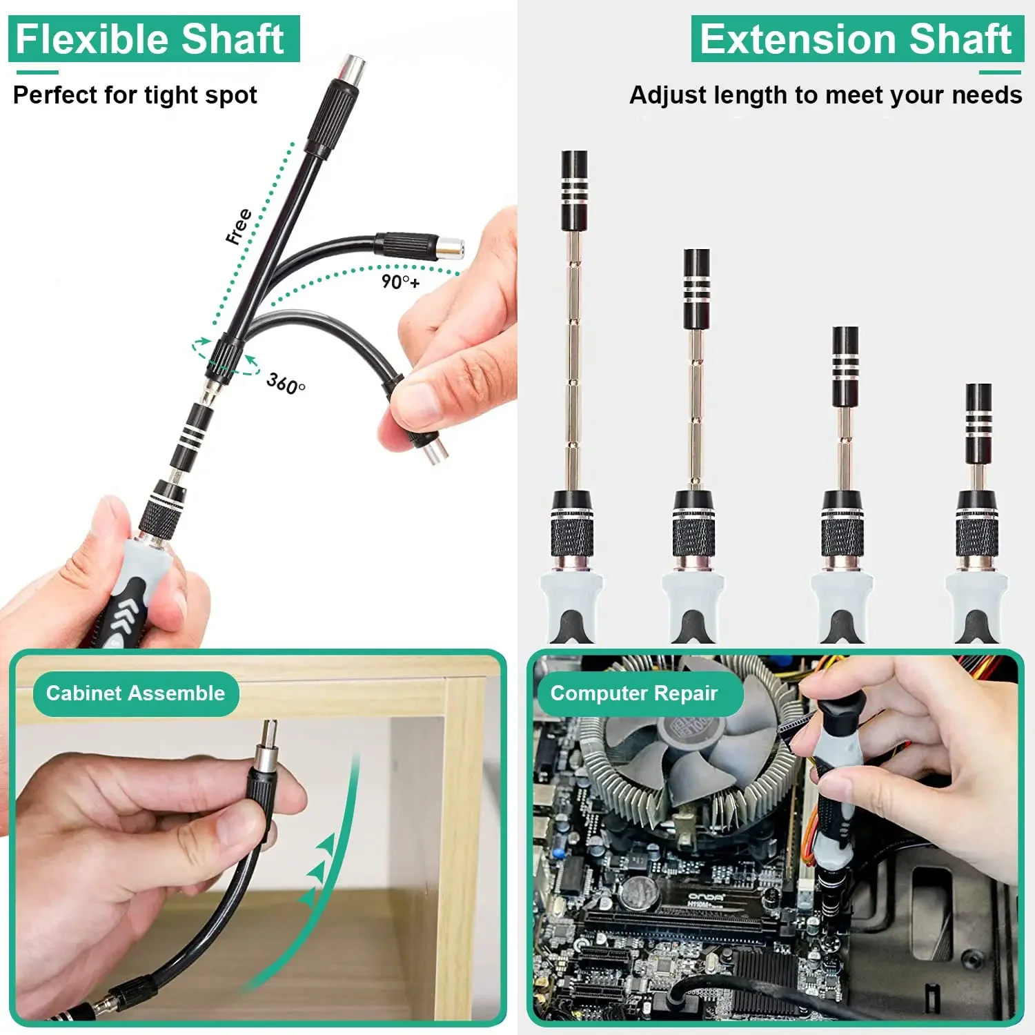 115 in 1 Screwdrivers Set with Magnetic Screw Driver Bits Mobile Phone Tablet PC Watch Repair Hardware Tools Kits