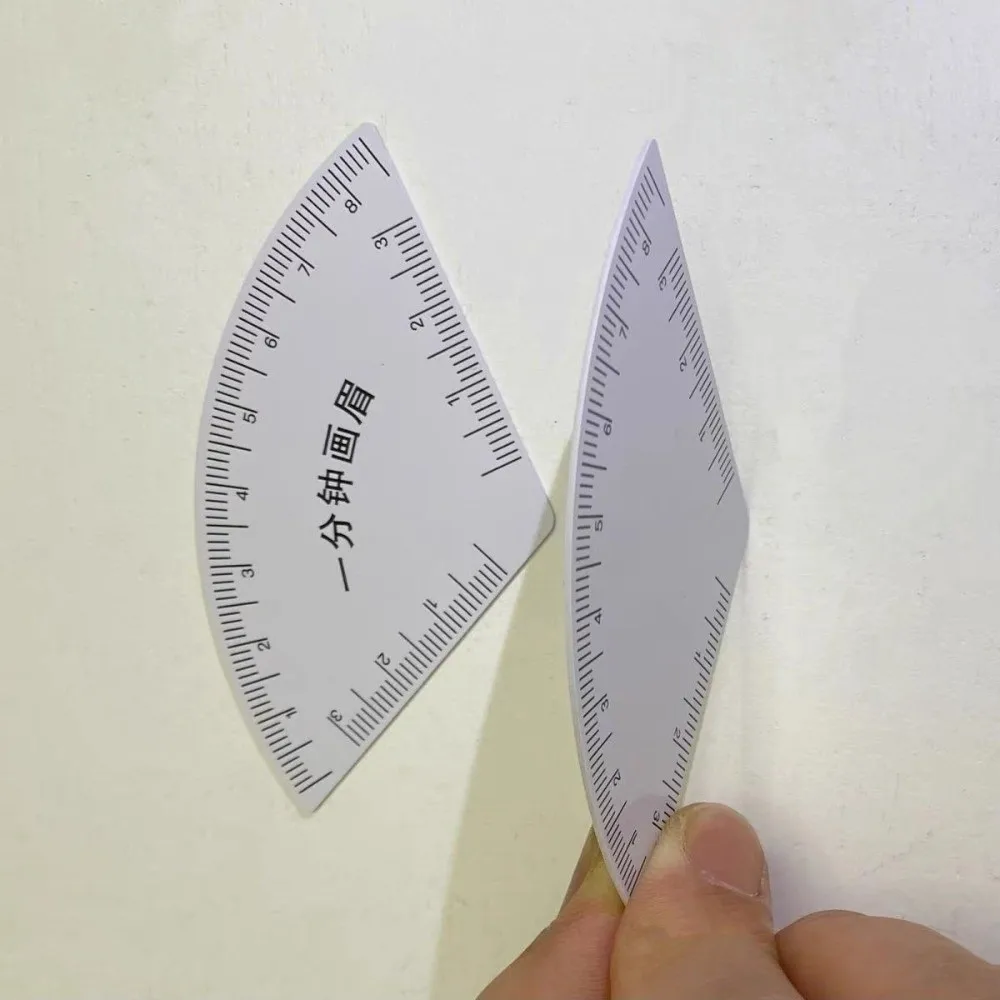 New Fast Drawing Eyebrow Drawing Eyebrow Desgin Ruler Reusable Shaping Makeup Drawing Guide Ruler Mapping Tool Gift