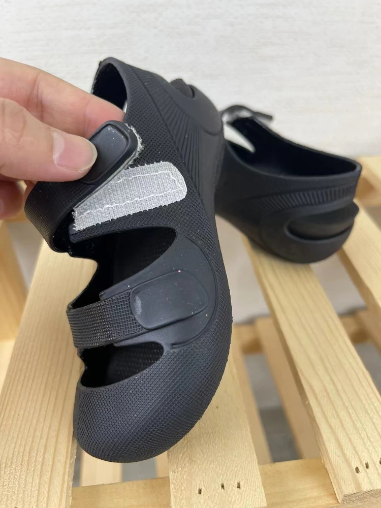 Baotou-Sandales à Velcro en Plastique Souple pour Enfant Garçon et Fille, Chaussures OligPad de Vacances à la Plage, Couleurs Bonbons, 3 Ans, 2024