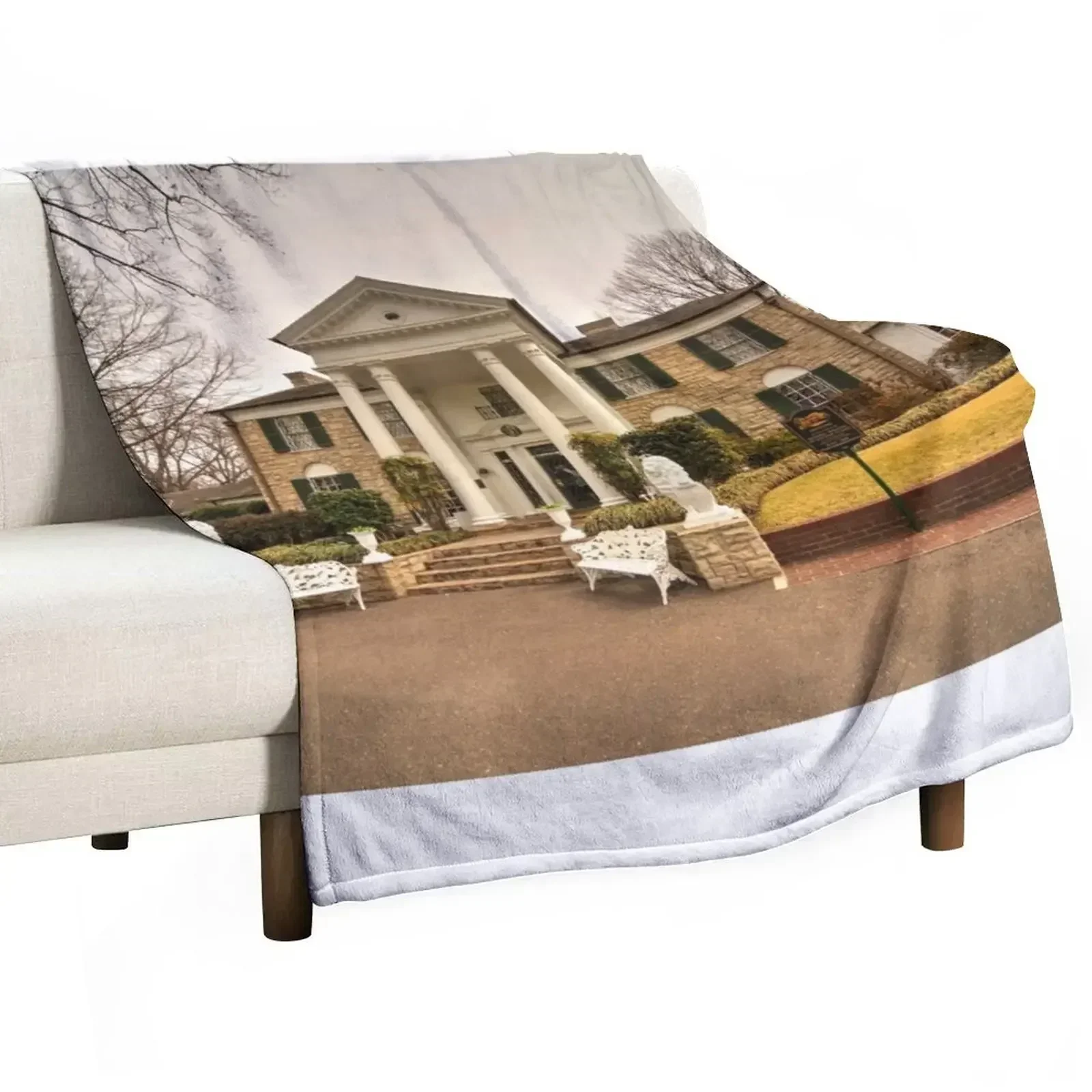 Graceland Throw Blanket Hairy Stuffeds for babies warm winter Nap Fashion Sofas Blankets