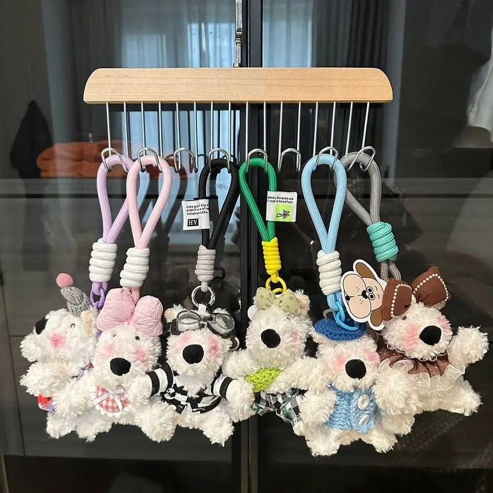 

Fashion Plush West Highland Dog Keychain Cartoon Hanging Ornament Puppy Doll Pendant Bag Pendant Bag Accessories
