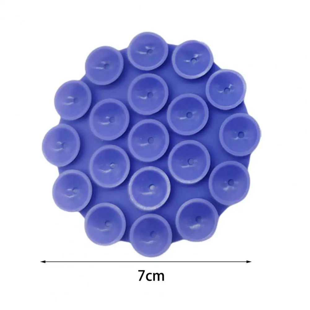 Soporte de teléfono con ventosa para coche, soporte estable y ligero, de silicona, duradero