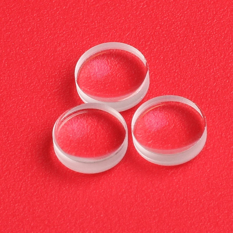 Diameter 6mm Round Glass Laser Focus Lens F4/6.34/9.8 Focal Length Condenser Lens Cutting Machine Aspheric Machine Laser Len