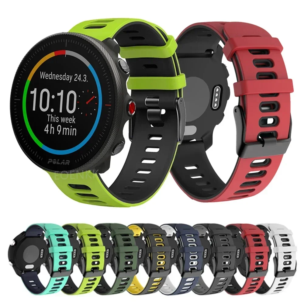 For Polar Vantage M M2 Silicone Soft Wristband For Polar Ignite 2 / Unite / Grit X / X Pro Sport Bracelet Strap Smart Watch Band