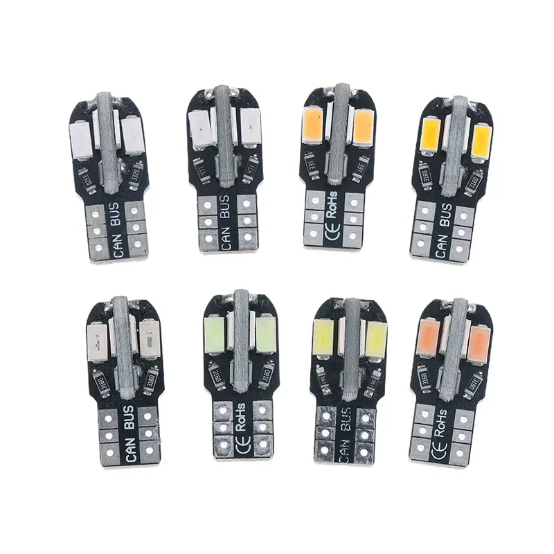 

10PCS Automobile Led T10 Bulb 5730 SMD Decoding Reading Light Width Indicator Light License Plate Small Light