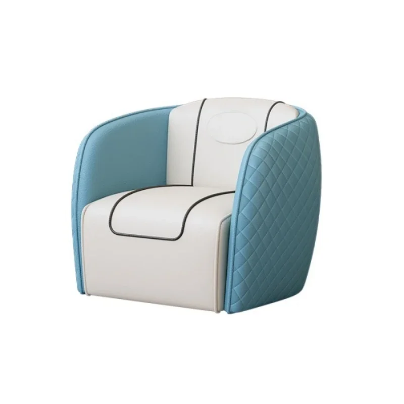 Single leisure chair, Italian light luxury sofa, hotel business reception modern negotiation