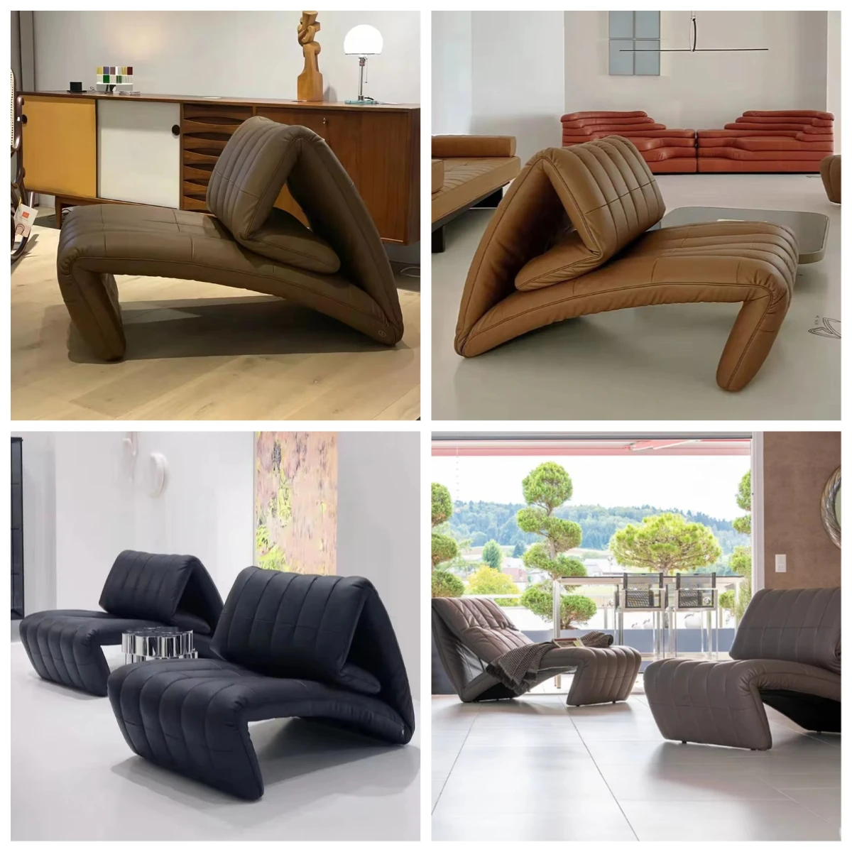 

Hot-selling Nordic Leather Single Sofa Comfortable Folding Lounge Chair Recliner for Hotel Apartment Dining Room Living Room