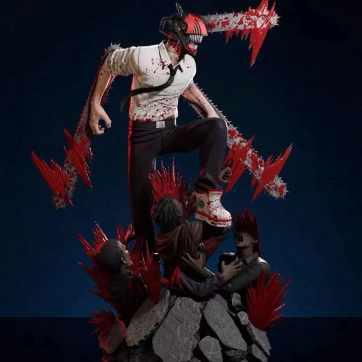 

Фигурка аниме-персонажа Денджи Почита, 42 см (16,5 дюймов), ПВХ статуэтка, настольное украшение, коллекционная модель, декор для комнаты, игрушка для рабочего стола