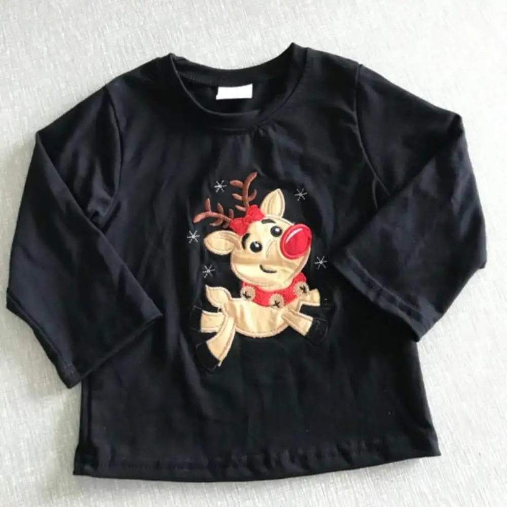 

Fashion Wholesale Christmas Clothing clothes Christmas tops boys girls baby cotton clothes autumn style cute handsome