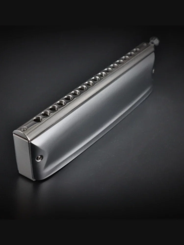 Chromatic 12-hole 16-hole harmonica high-end metal grid adult beginner professional performance grade