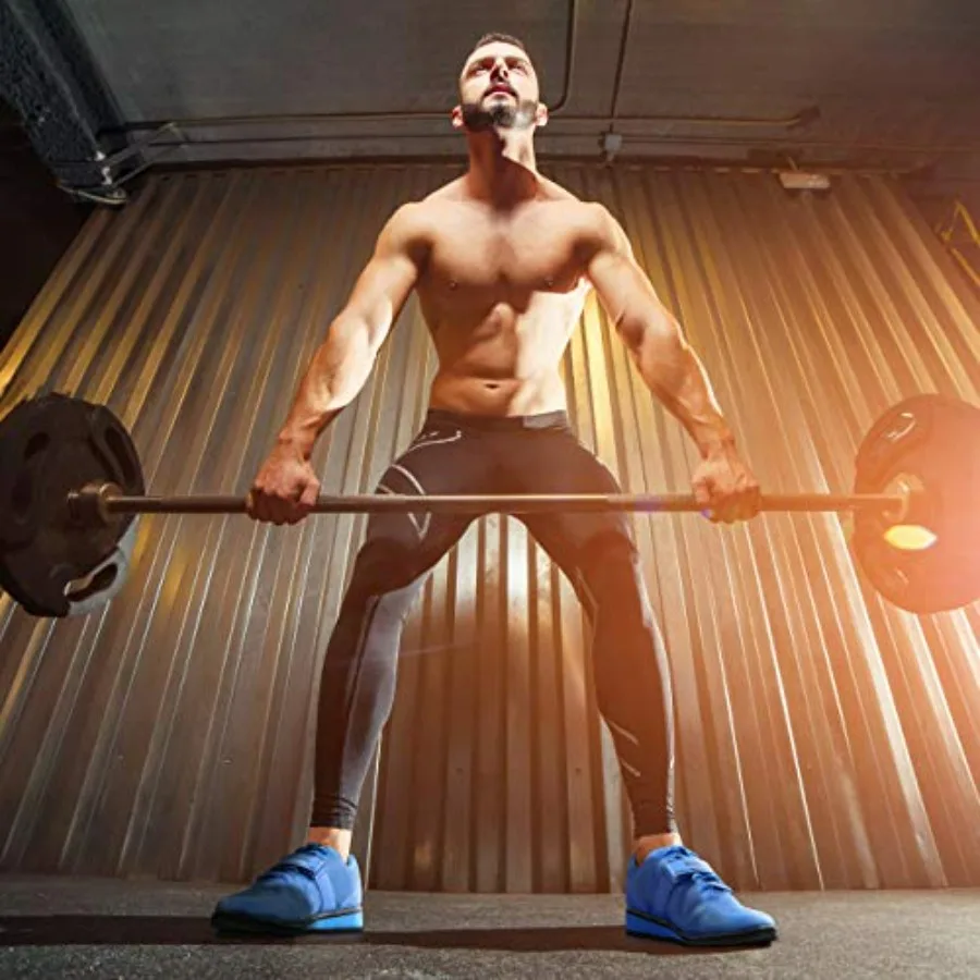 أحذية رفع الأثقال الاسكندنافية MEGIN Blue 9.5 US وأوزان معصم الكاحل (زوج واحد من 2 رطل) رمادي أنيق مثالي للقوة Tr #5