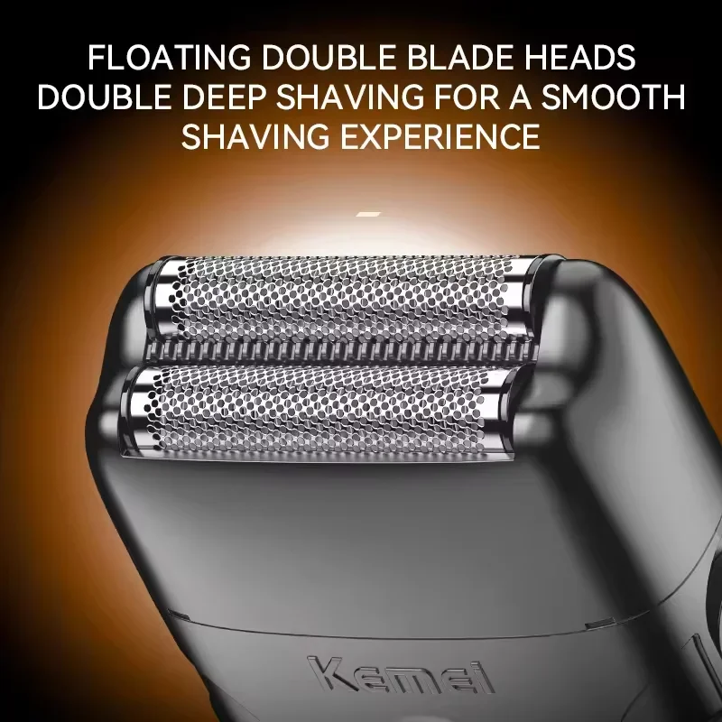 Kemei KM-1858 9000RPM 10W Hair Clipper KM-264 Rechargeable Electric Trimmer Original KM-T95 Shaver for Men Barber Clippers Kit
