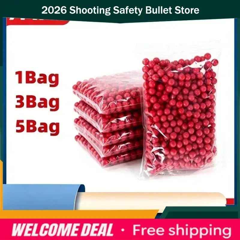

2026 2030 For 7.0mm BB Soft Bulletcool 500Pcs/Bag 7MM Soft Durable Rubber Balls High Elastic Safe Round Play Balls For Outdoor